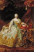 MEYTENS, Martin van Portrait of Maria Theresia of Austria oil